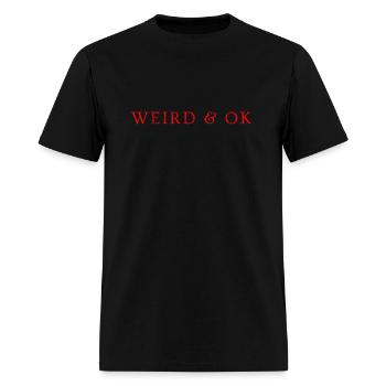 Weird & Ok - Men's T-Shirt - black - Front - Jose (178cm)
