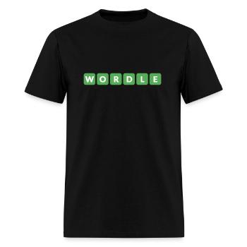 Wordle Online Word Game - Men's T-Shirt - black - Front - Jose (178cm)