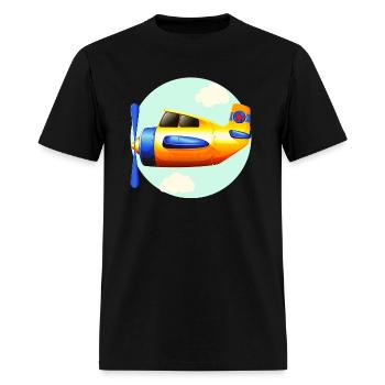Fly in the sky - Men's T-Shirt - black - Front - Jose (178cm)