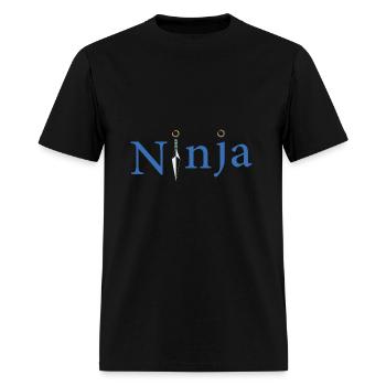 ninja - Men's T-Shirt - black - Front - Jose (178cm)