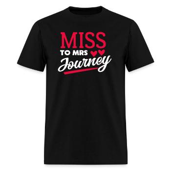 Bridal Miss To Mrs - Men's T-Shirt - black - Front - Jose (178cm)