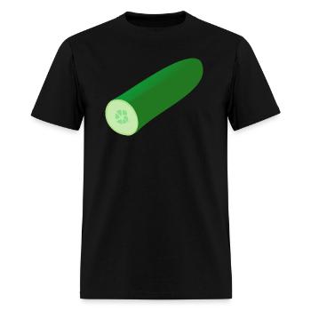 cucumber - Men's T-Shirt - black - Front - Jose (178cm)