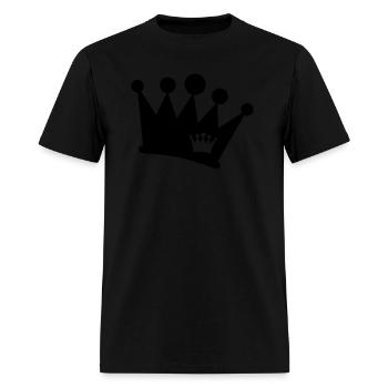 Couronne de roi - T-shirt Homme - noir - Devant - Jose (178cm)