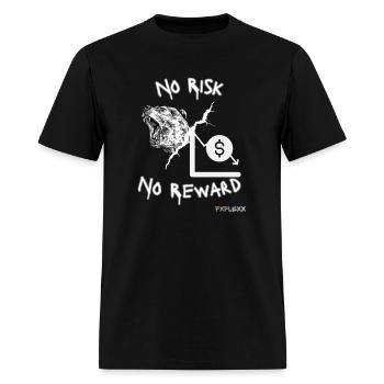 No Risk No Reward - Men's T-Shirt - black - Front - Jose (178cm)