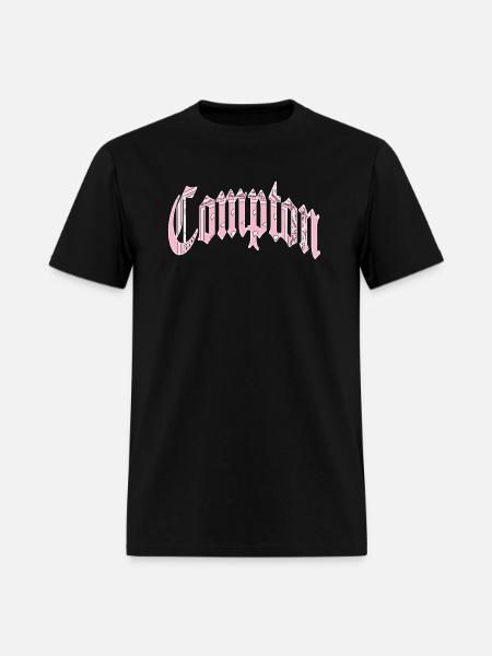 Compton (Pink) - Men's T-Shirt - black