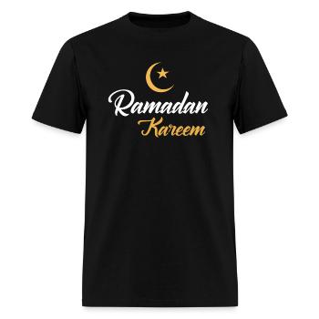 Ramadan Kareem Mubarak Islamic For - Men's T-Shirt - black - Front - Jose (178cm)