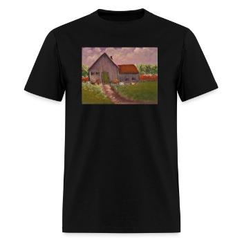 Cabin fever - Men's T-Shirt - black - Front - Jose (178cm)