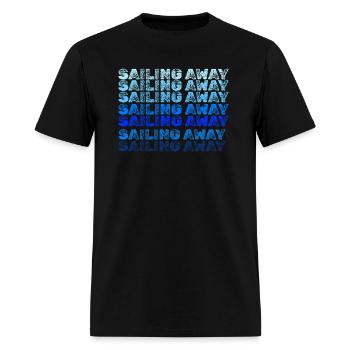 Sailing Away - Men's T-Shirt - black - Front - Jose (178cm)