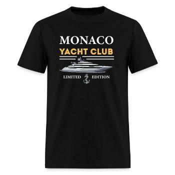 Monaco Yacht Club - Men's T-Shirt - black - Front - Jose (178cm)