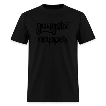 Gangsta Napper - Men's T-Shirt - black - Front - Jose (178cm)