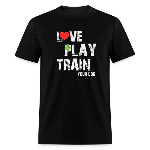Love.Play.Train Your dog - Men's T-Shirt