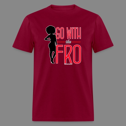 Go With the Fro (Dark) - Men's T-Shirt