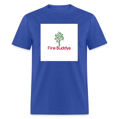 Fire Buddys Website Logo White Tee-shirt eco - Men's T-Shirt