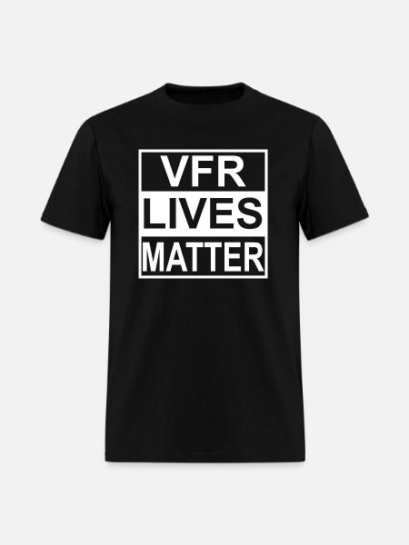 VFR LIVES - Men's T-Shirt - black