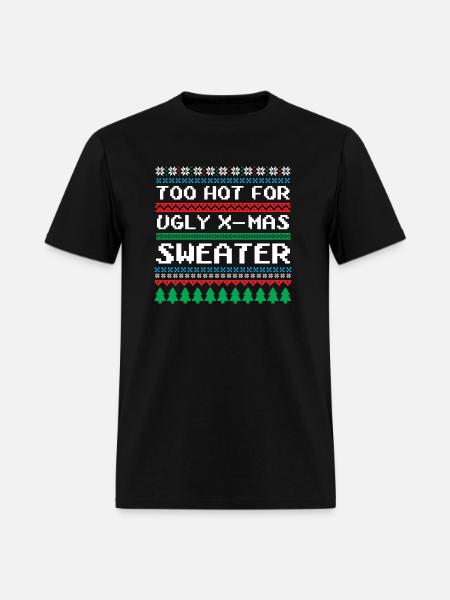 Ugly Christmas Sweater - Men's T-Shirt - black