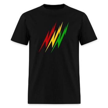 Reggae Shock - T-shirt Homme - noir - Devant - Jose (178cm)