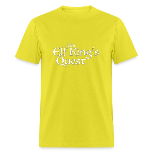 The Elf King's Quest Logo White - Men's T-Shirt