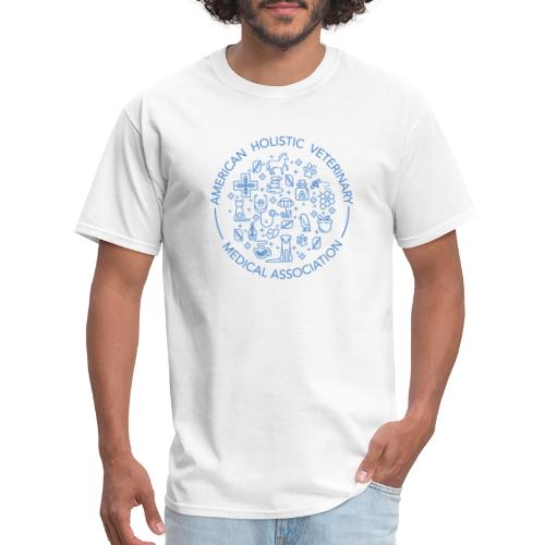 AHVMA SwagLogo rev01a Blue - Men's T-Shirt