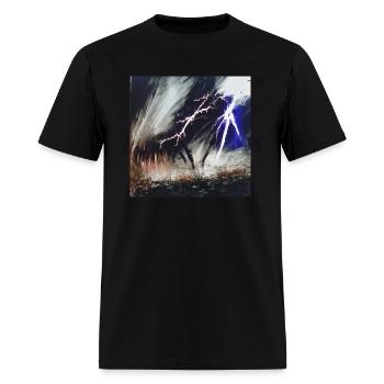 Lightnings rage - Men's T-Shirt - black - Front - Jose (178cm)