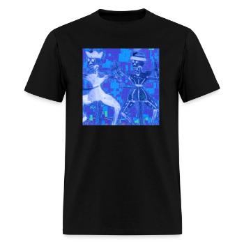 Puppets - Men's T-Shirt - black - Front - Jose (178cm)