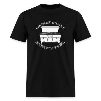Vintage Stove Series: The Chambers Imperial - Men's T-Shirt - black - Front - Jose (178cm)