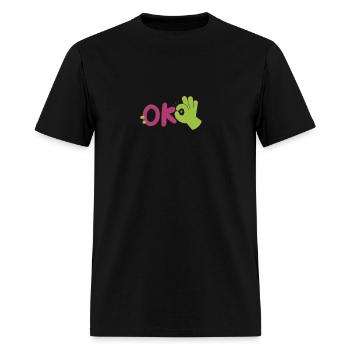 Ok ok 👌 - Men's T-Shirt - black - Front - Jose (178cm)