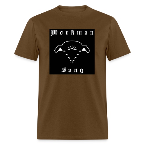 Black Workman Song Lamb Logo & Calligraphy - Men's T-Shirt