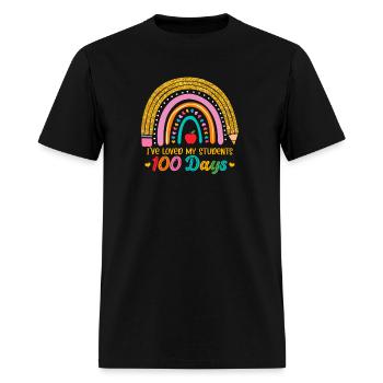 I ve Loved My Students 100 Days Back To School - Men's T-Shirt - black - Front - Jose (178cm)