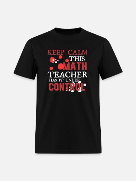 math teacher - Men's T-Shirt - black