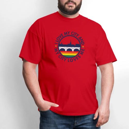 I Love My City - Men's T-Shirt