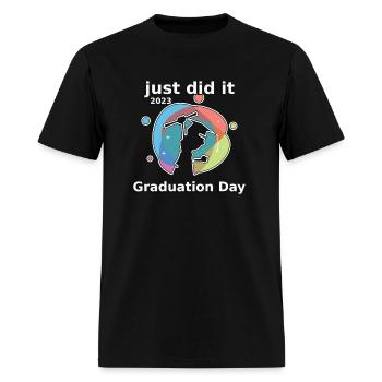 JUST DID IT - Men's T-Shirt - black - Front - Jose (178cm)