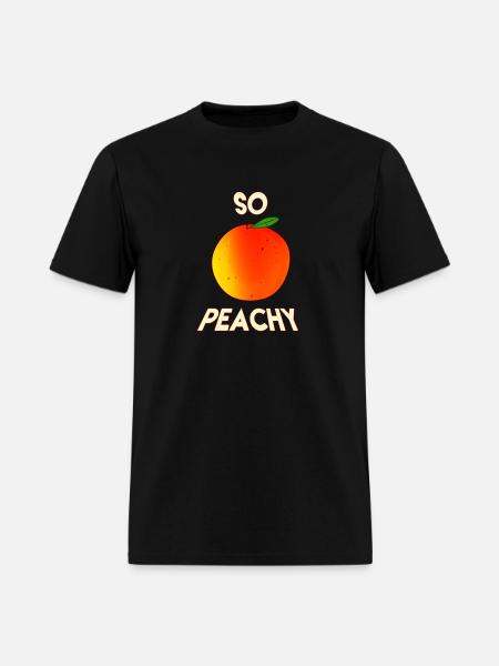 So Peachy - Men's T-Shirt - black
