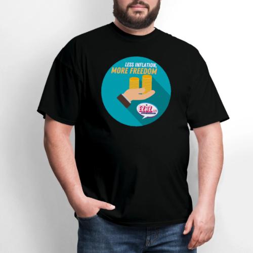 less inflation more freedom - Men's T-Shirt