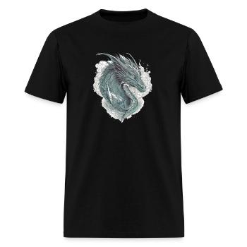 mythical dragon - Men's T-Shirt - black - Front - Jose (178cm)