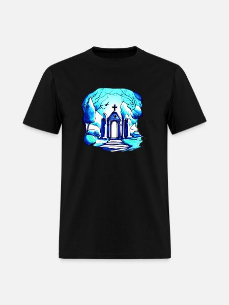 Cemetery Grave Graveyard - Men's T-Shirt - black