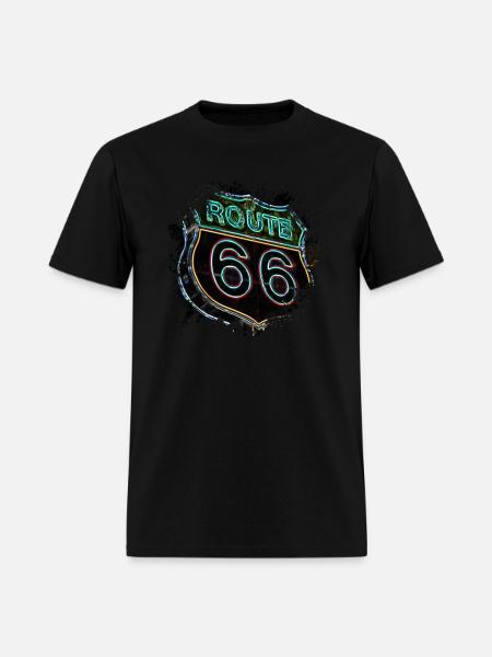 Route 66 - Men's T-Shirt - black