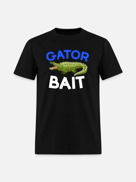 Gator Bait Crocs - Men's T-Shirt - black