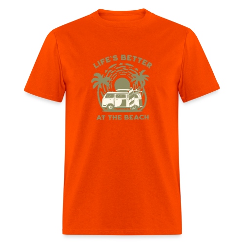 Life is better at the beach - Men's T-Shirt