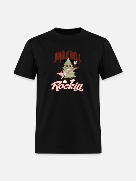 rockin Disco-themed Santa Funky Santa Disco ball R - Men's T-Shirt - black