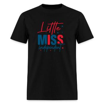 little miss independent - Men's T-Shirt - black - Front - Jose (178cm)
