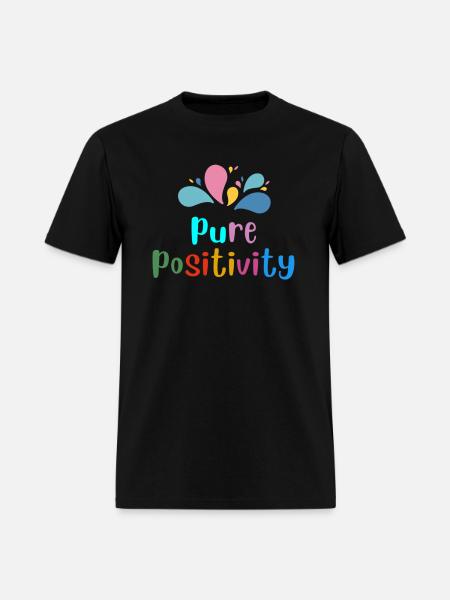 Pure Positivity - Men's T-Shirt - black