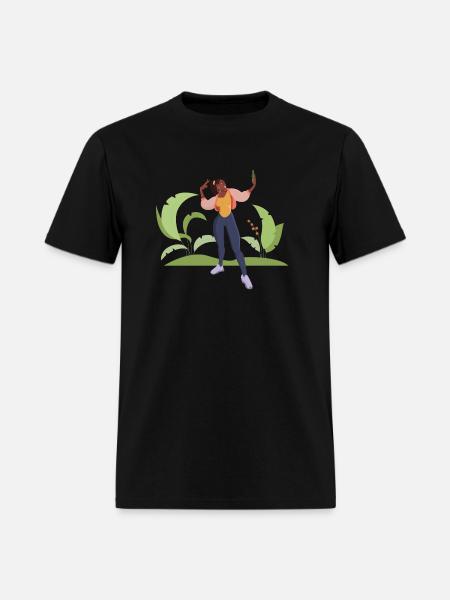 selfie girl - Men's T-Shirt - black