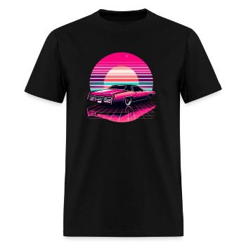 Pink cadillac - Men's T-Shirt - black - Front - Jose (178cm)
