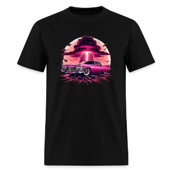 Pink cadillac - Men's T-Shirt - black - Front - Jose (178cm)