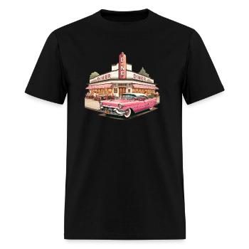 Pink cadillac - Men's T-Shirt - black - Front - Jose (178cm)