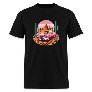 Pink cadillac - Men's T-Shirt - black - Front - Jose (178cm)