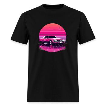 Pink cadillac - Men's T-Shirt - black - Front - Jose (178cm)