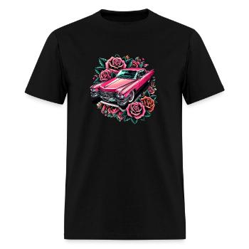 Pink cadillac - Men's T-Shirt - black - Front - Jose (178cm)