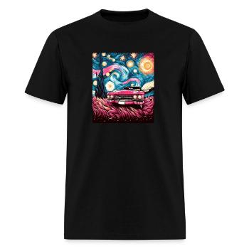 Pink cadillac - Men's T-Shirt - black - Front - Jose (178cm)