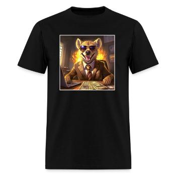 Day in office - Men's T-Shirt - black - Front - Jose (178cm)